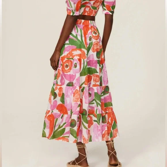 Banjanan Floral Agatha Skirt XL - Picture 3 of 14